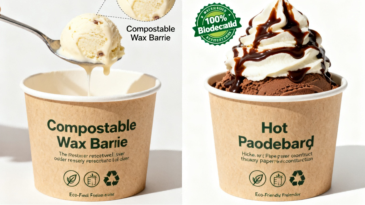 Premium Paper Ice Cream Cups 2 Premium Paper Ice Cream Cups 2